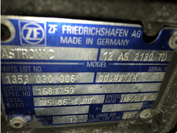 Коробка передач для Грузовиков CUTIE DE VITEZE ZF 12 AS 2130 TD R=15,86-1,00: фото 3
