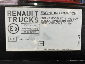 Двигатель для Грузовиков MOTOR RENAULT T DTI 11 460CP E6 21741436: фото 5 Двигатель для Грузовиков MOTOR RENAULT T DTI 11 460CP E6 21741436: фото 5