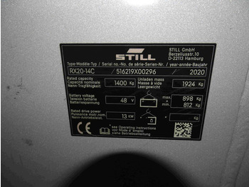 Электропогрузчик Still RX20-14C/LIION: фото 5
