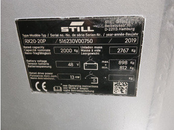 Электропогрузчик Still RX20-20P: фото 5