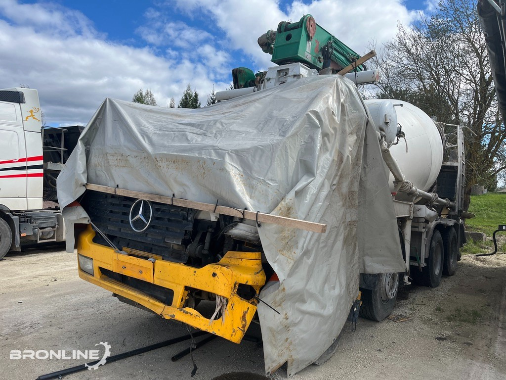 2003 MERCEDES-BENZ ACTROS 3240B 8X4/4 Mixer - Автобетоносмеситель: фото 3 2003 MERCEDES-BENZ ACTROS 3240B 8X4/4 Mixer - Автобетоносмеситель: фото 3