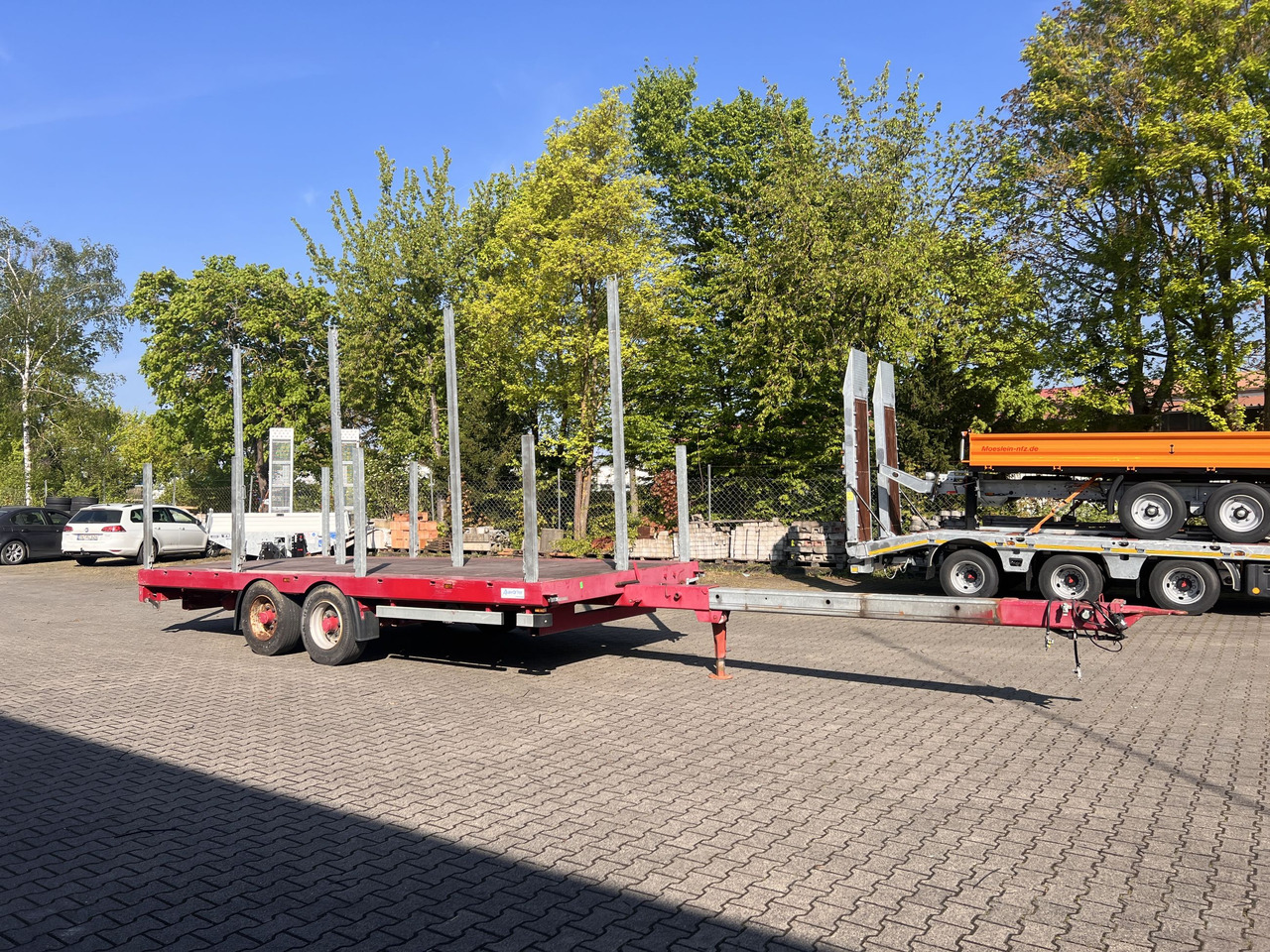 Auwaerter X-LTL110 Tandempritsche, ausziehbar, wenig Benutzt - Прицеп бортовой/ Платформа: фото 1 Auwaerter X-LTL110 Tandempritsche, ausziehbar, wenig Benutzt - Прицеп бортовой/ Платформа: фото 1