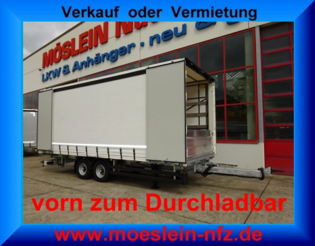 Möslein TPW 105 D Schwebheim Tandem- Planenanhänger Durchladen - Тентованный прицеп: фото 1 Möslein TPW 105 D Schwebheim Tandem- Planenanhänger Durchladen - Тентованный прицеп: фото 1