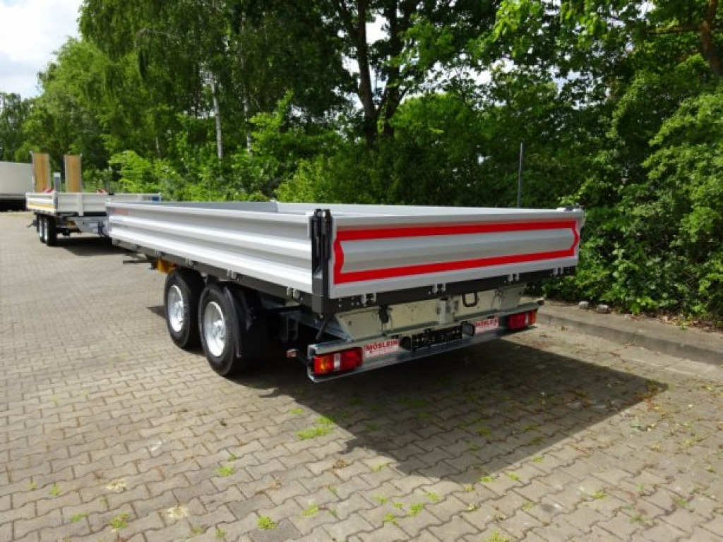Новый Самосвальный прицеп Möslein TTD11 weiß  neuer Tandem 3- Seitenkipper Tieflader-- Neufahrzeug --: фото 9