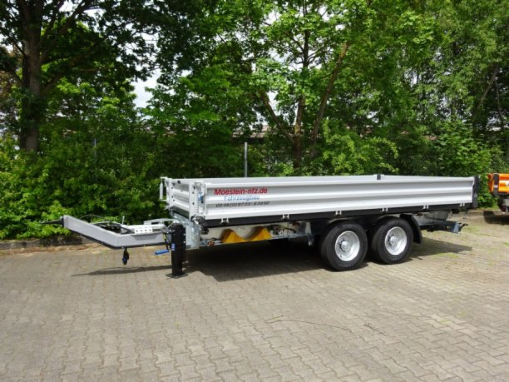 Новый Самосвальный прицеп Möslein TTD11 weiß  neuer Tandem 3- Seitenkipper Tieflader-- Neufahrzeug --: фото 8