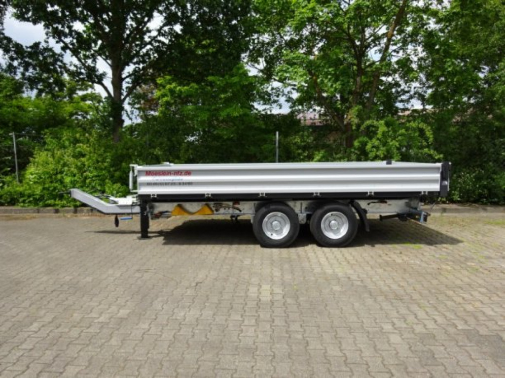 Новый Самосвальный прицеп Möslein TTD11 weiß  neuer Tandem 3- Seitenkipper Tieflader-- Neufahrzeug --: фото 11