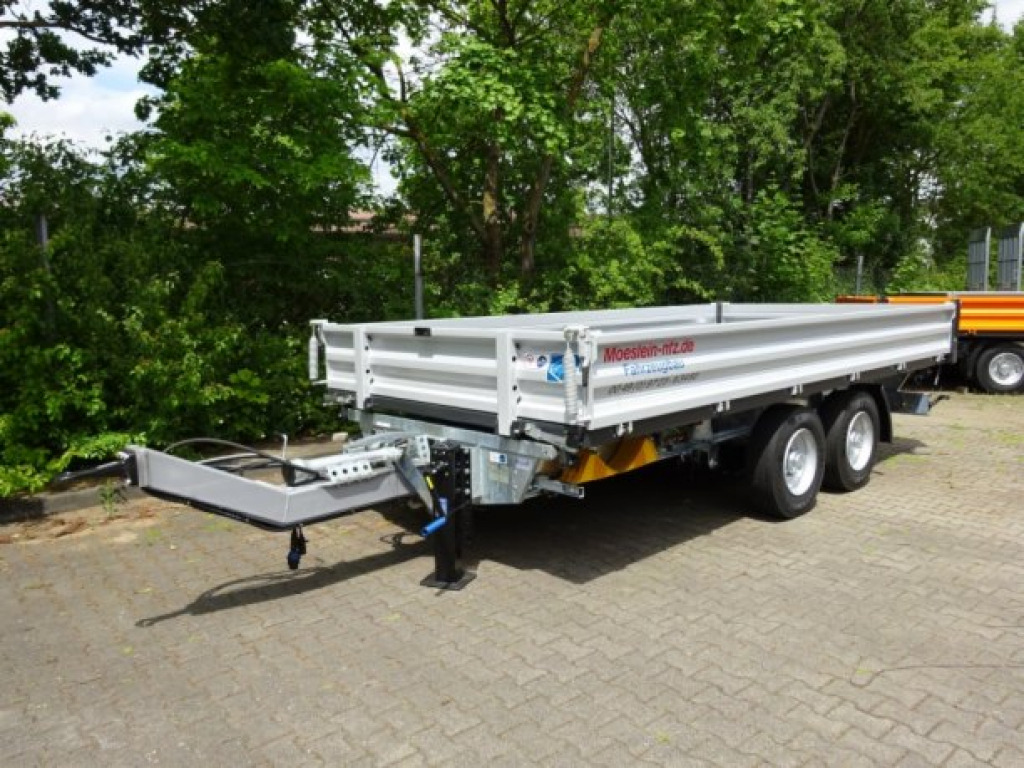 Новый Самосвальный прицеп Möslein TTD11 weiß  neuer Tandem 3- Seitenkipper Tieflader-- Neufahrzeug --: фото 7