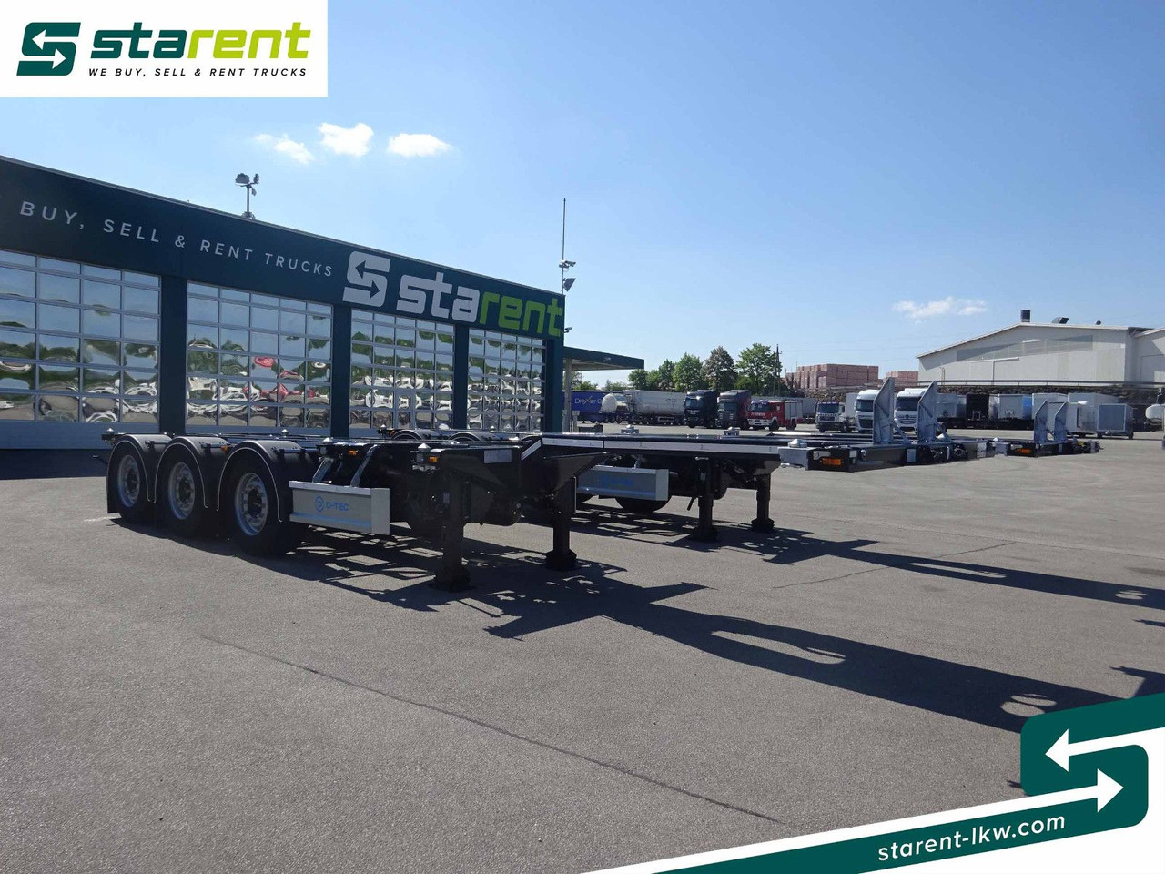 D-TEC Flexitrailer LS Containerchassis ADR, Liftachse - Полуприцеп-контейнеровоз/ Сменный кузов: фото 3 D-TEC Flexitrailer LS Containerchassis ADR, Liftachse - Полуприцеп-контейнеровоз/ Сменный кузов: фото 3