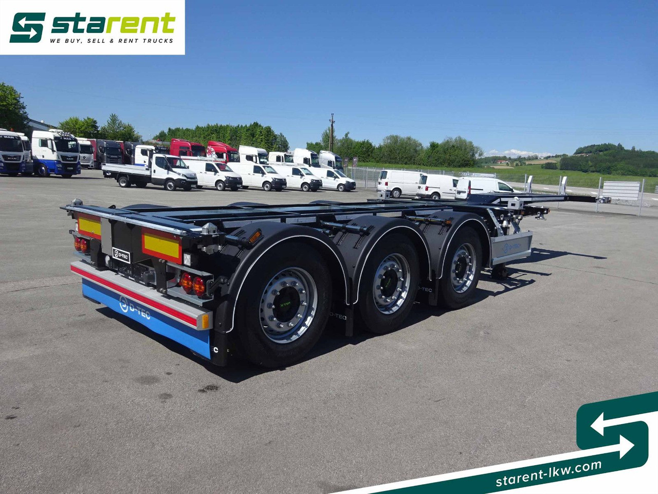 D-TEC Flexitrailer LS Containerchassis ADR, Liftachse - Полуприцеп-контейнеровоз/ Сменный кузов: фото 5 D-TEC Flexitrailer LS Containerchassis ADR, Liftachse - Полуприцеп-контейнеровоз/ Сменный кузов: фото 5