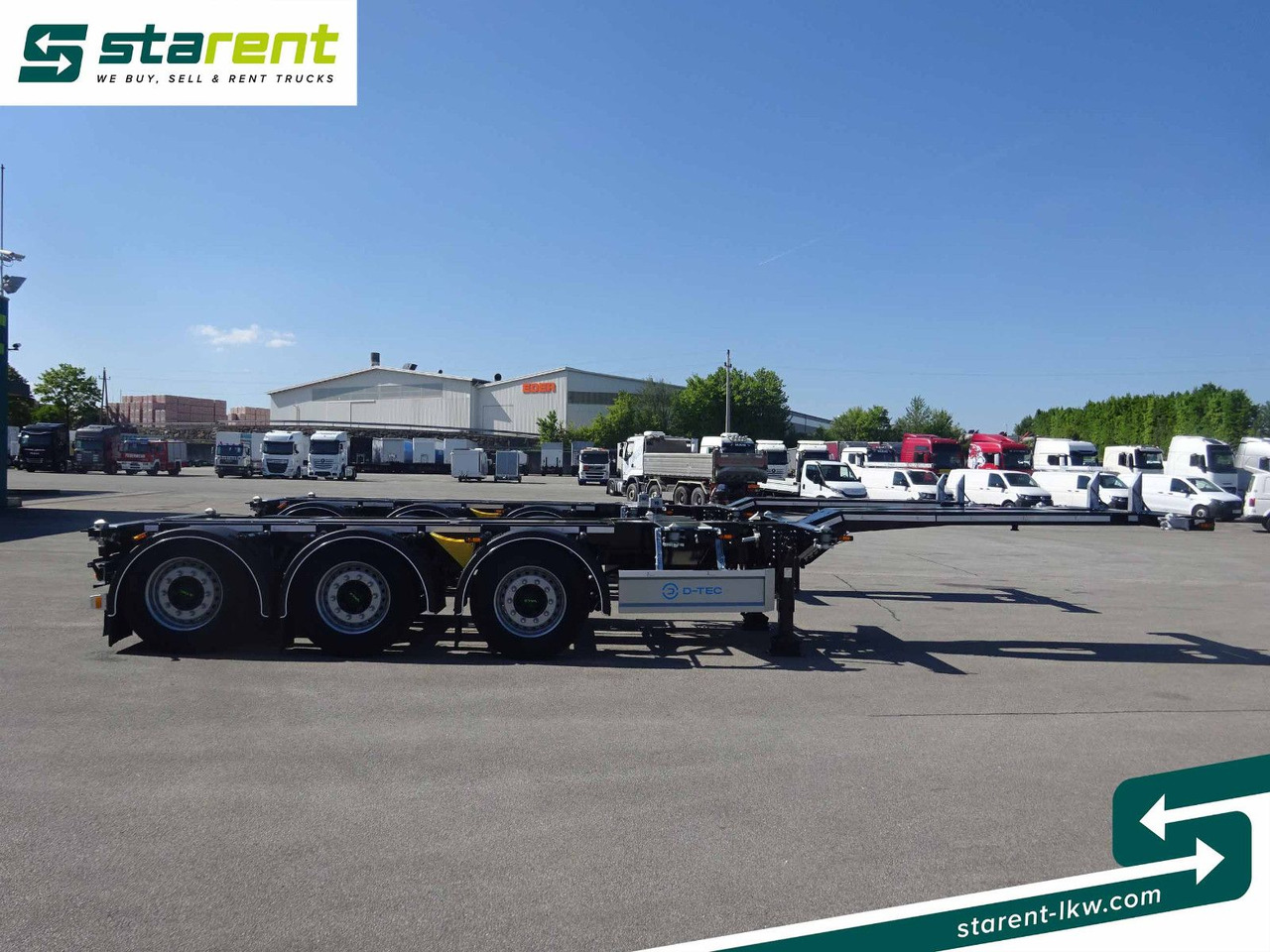 D-TEC Flexitrailer LS Containerchassis ADR, Liftachse - Полуприцеп-контейнеровоз/ Сменный кузов: фото 4 D-TEC Flexitrailer LS Containerchassis ADR, Liftachse - Полуприцеп-контейнеровоз/ Сменный кузов: фото 4