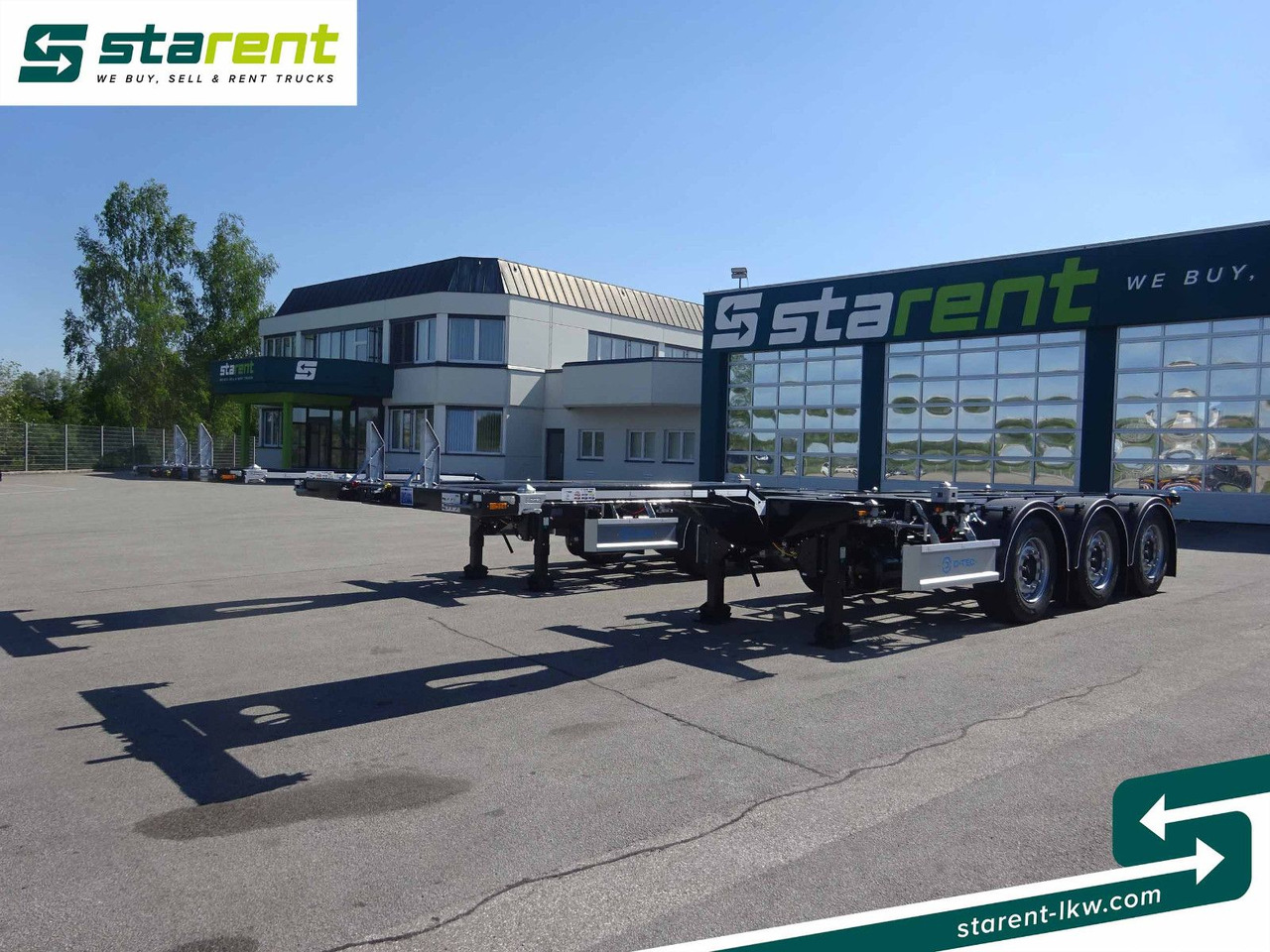 D-TEC Flexitrailer LS Containerchassis ADR, Liftachse - Полуприцеп-контейнеровоз/ Сменный кузов: фото 1 D-TEC Flexitrailer LS Containerchassis ADR, Liftachse - Полуприцеп-контейнеровоз/ Сменный кузов: фото 1