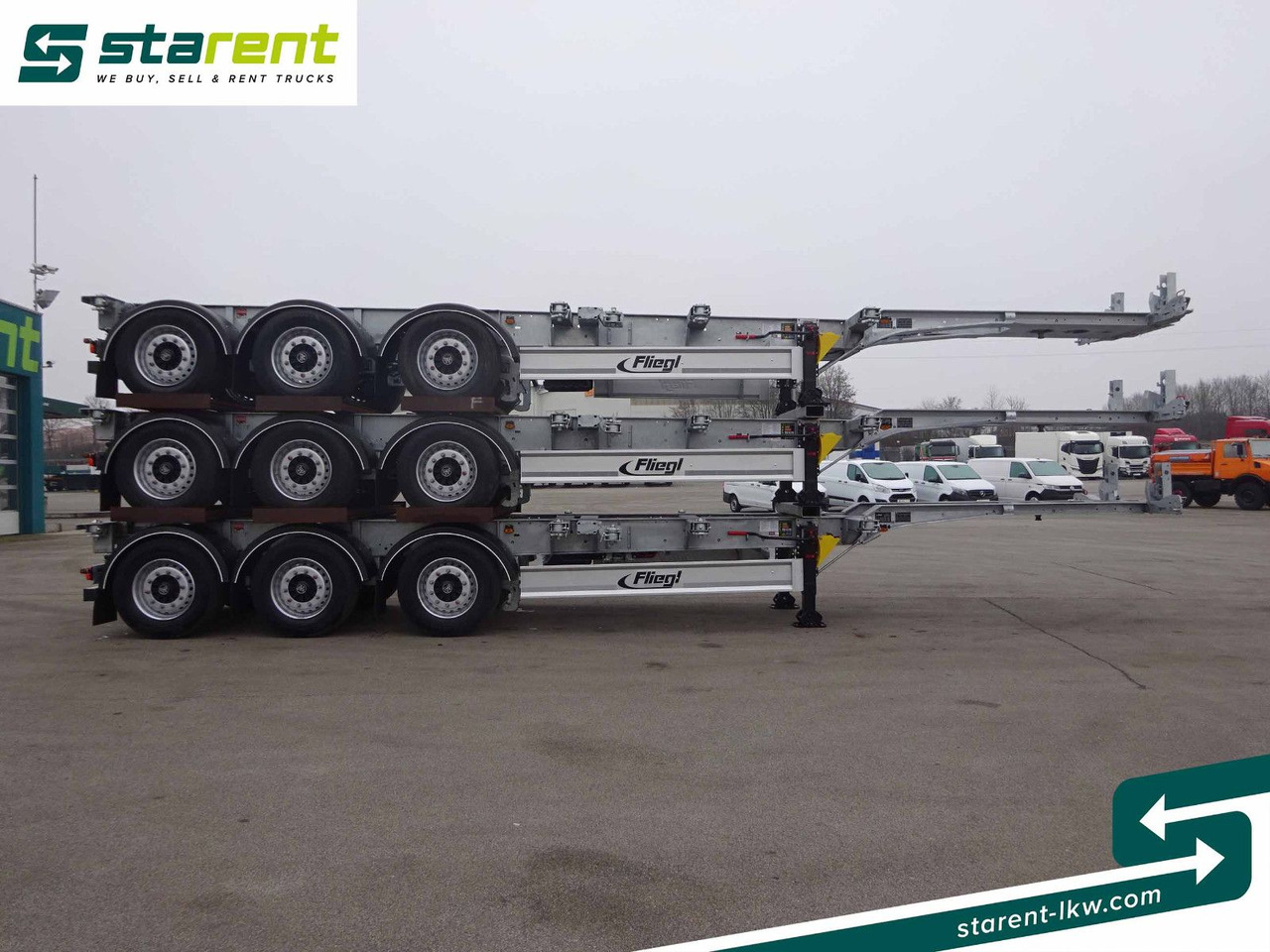 Fliegl Containerchassis ADR, 1x20/2x20/1x30/1x40/1x45 - Полуприцеп-контейнеровоз/ Сменный кузов: фото 4 Fliegl Containerchassis ADR, 1x20/2x20/1x30/1x40/1x45 - Полуприцеп-контейнеровоз/ Сменный кузов: фото 4
