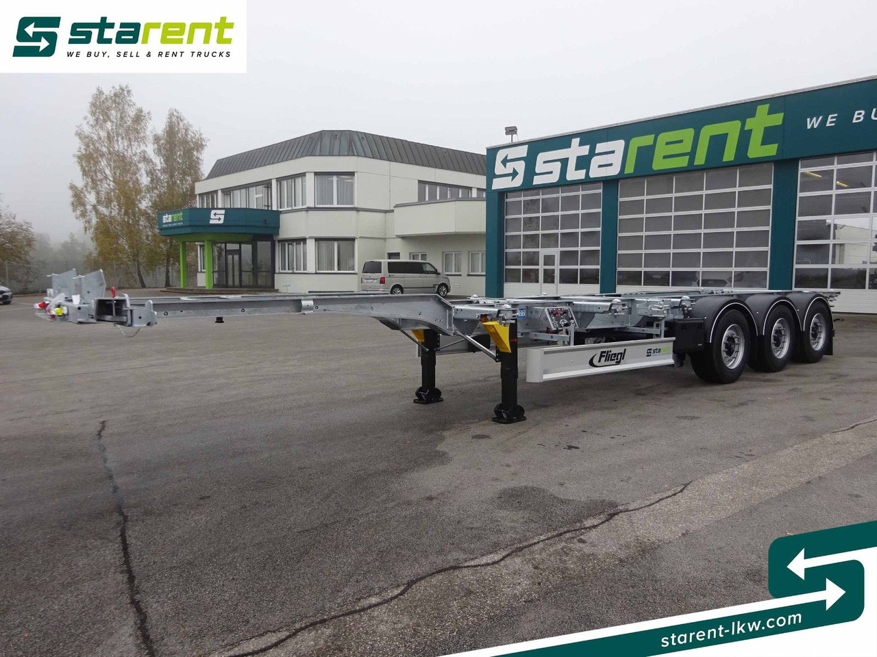 Fliegl Containerchassis ADR, 1x20/2x20/1x30/1x40 /1x45 - Полуприцеп-контейнеровоз/ Сменный кузов: фото 1 Fliegl Containerchassis ADR, 1x20/2x20/1x30/1x40 /1x45 - Полуприцеп-контейнеровоз/ Сменный кузов: фото 1