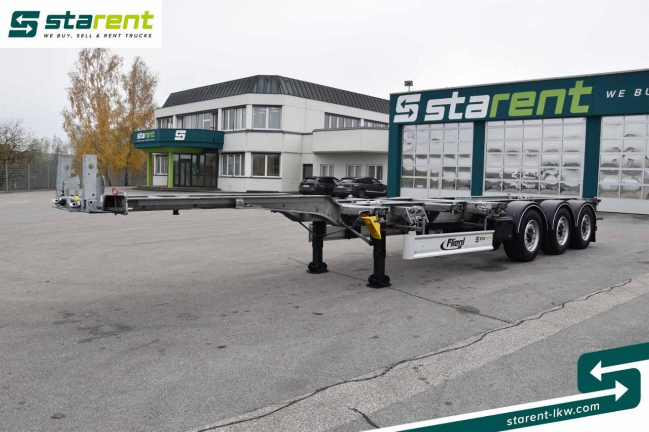 Fliegl Containerchassis ADR 1x20/2x20/1x30/1x40/1x45 - Полуприцеп-контейнеровоз/ Сменный кузов: фото 1 Fliegl Containerchassis ADR 1x20/2x20/1x30/1x40/1x45 - Полуприцеп-контейнеровоз/ Сменный кузов: фото 1
