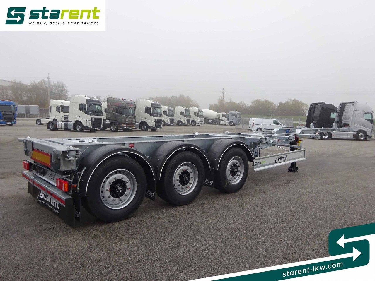 Fliegl Containerchassis ADR, 1x20/2x20/1x30/1x40 /1x45 - Полуприцеп-контейнеровоз/ Сменный кузов: фото 5 Fliegl Containerchassis ADR, 1x20/2x20/1x30/1x40 /1x45 - Полуприцеп-контейнеровоз/ Сменный кузов: фото 5
