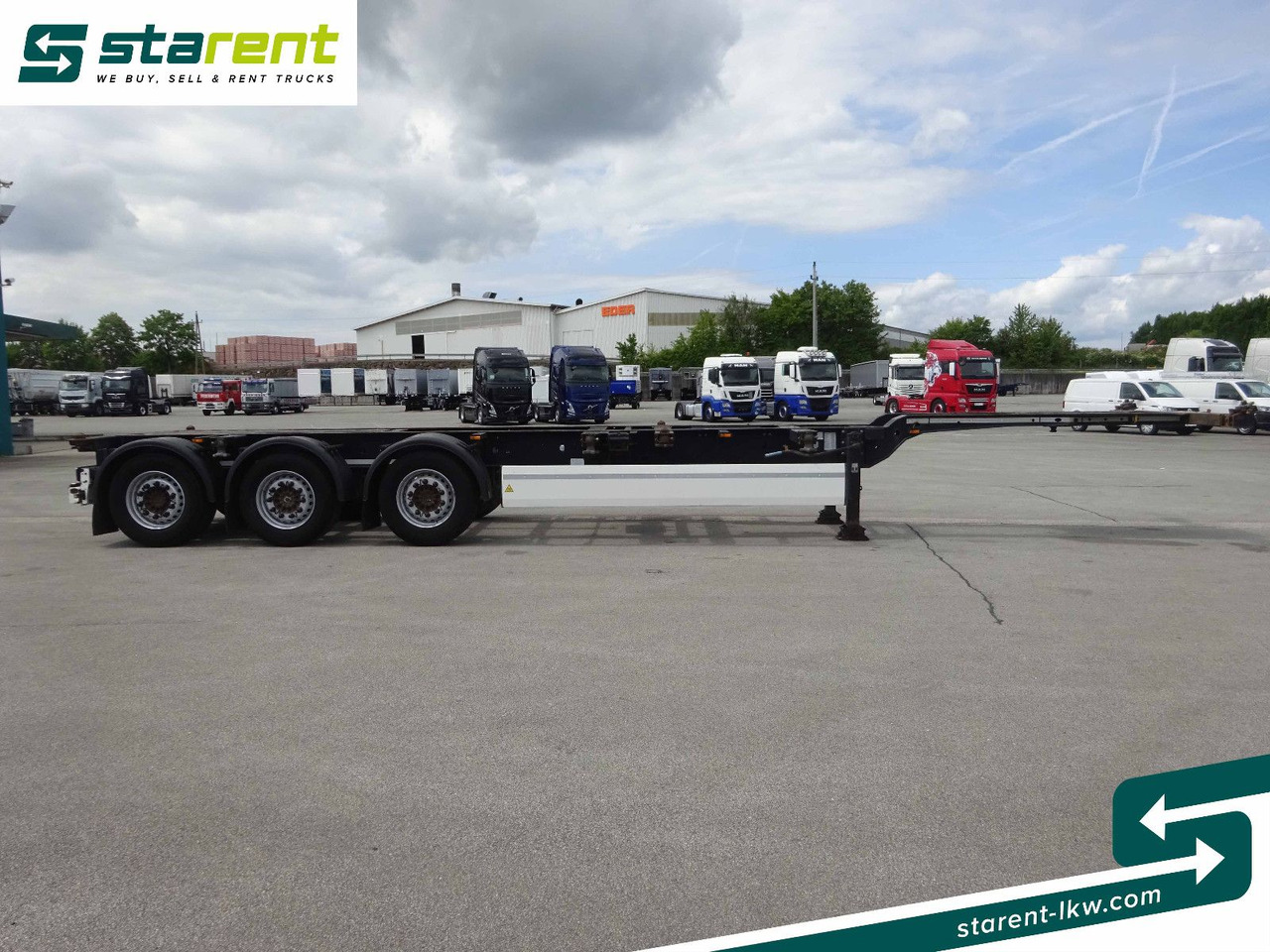 Krone Containerchassis 1x20/2x20/1x40/1x45, Liftachse - Полуприцеп-контейнеровоз/ Сменный кузов: фото 4 Krone Containerchassis 1x20/2x20/1x40/1x45, Liftachse - Полуприцеп-контейнеровоз/ Сменный кузов: фото 4