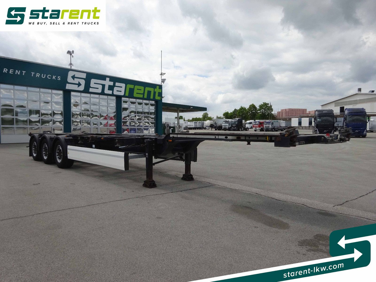Krone Containerchassis 1x20/2x20/1x40/1x45, Liftachse - Полуприцеп-контейнеровоз/ Сменный кузов: фото 3 Krone Containerchassis 1x20/2x20/1x40/1x45, Liftachse - Полуприцеп-контейнеровоз/ Сменный кузов: фото 3