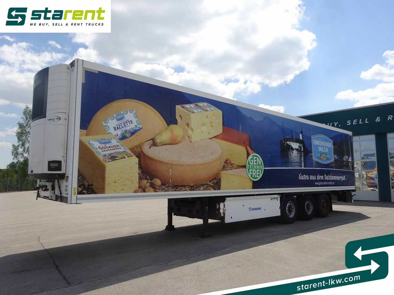 Krone Thermotrailer, Carrier Vector 1950 MT°, 3 Zonen - Полуприцеп-рефрижератор: фото 1 Krone Thermotrailer, Carrier Vector 1950 MT°, 3 Zonen - Полуприцеп-рефрижератор: фото 1
