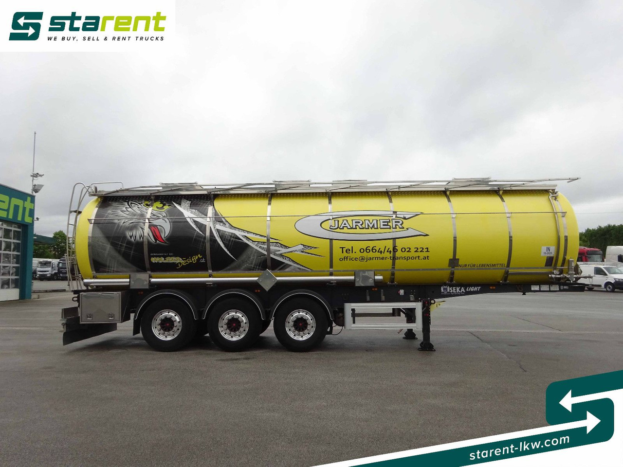 SEKA Lebensmitteltank, ADR, 33.000L, Liftachse - Полуприцеп-цистерна: фото 4 SEKA Lebensmitteltank, ADR, 33.000L, Liftachse - Полуприцеп-цистерна: фото 4