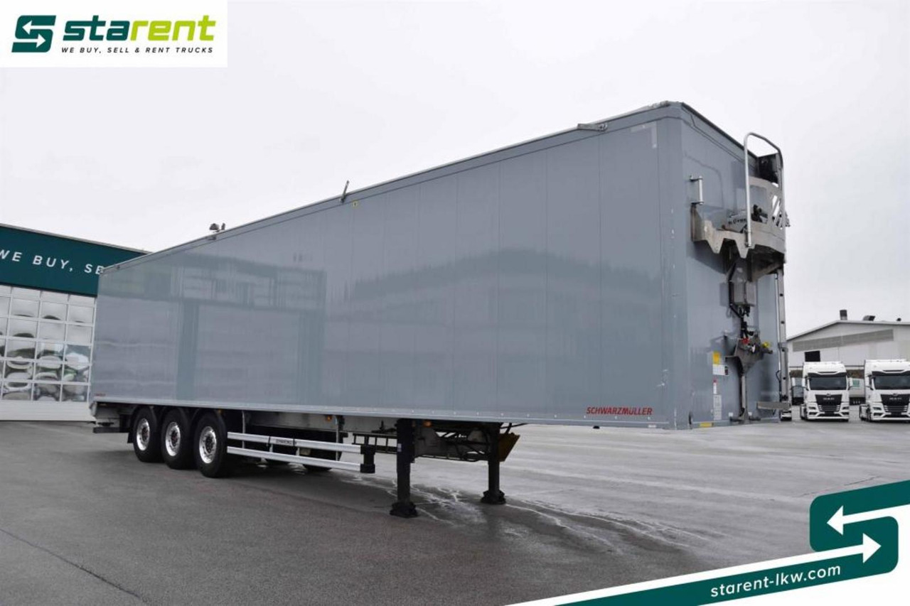 Schwarzmüller Schubbodenauflieger 10mm elektrisches Verdeck 91m³ - Полуприцеп с подвижным полом: фото 3 Schwarzmüller Schubbodenauflieger 10mm elektrisches Verdeck 91m³ - Полуприцеп с подвижным полом: фото 3