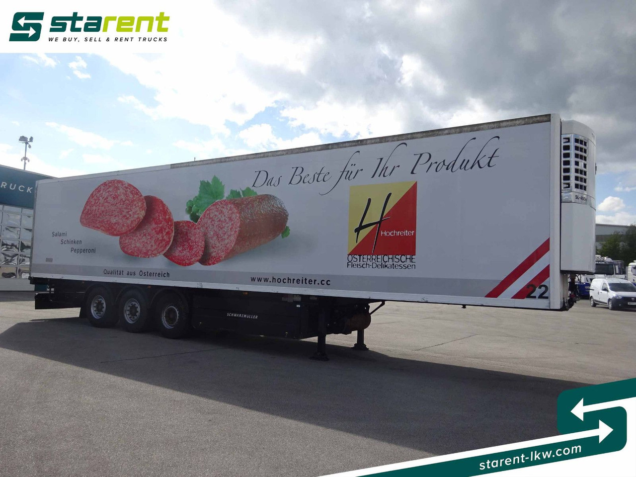 Schwarzmüller Thermotrailer, Thermo King SL400, Liftachse, SAF - Полуприцеп-рефрижератор: фото 3 Schwarzmüller Thermotrailer, Thermo King SL400, Liftachse, SAF - Полуприцеп-рефрижератор: фото 3