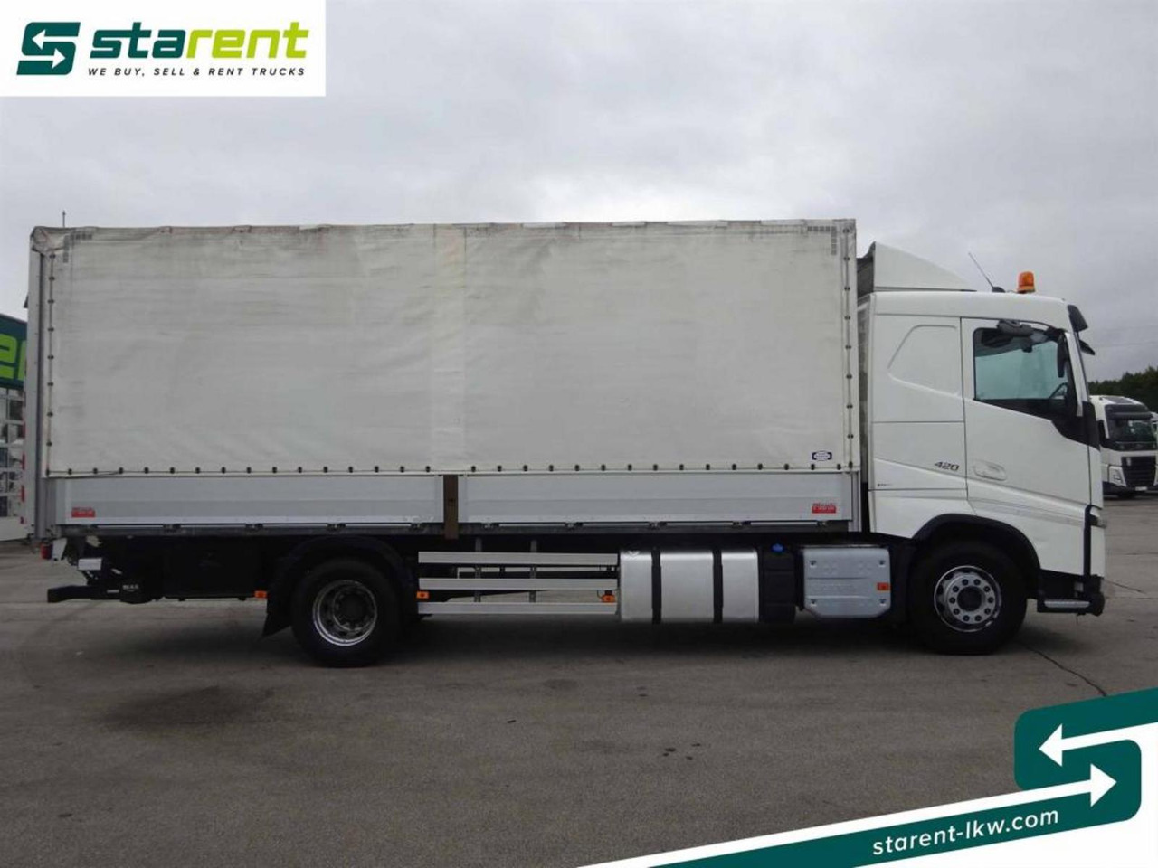 Volvo FH 420 Planenaufbau LBW 2000Kg Kamera Bett - Тентованный грузовик: фото 4 Volvo FH 420 Planenaufbau LBW 2000Kg Kamera Bett - Тентованный грузовик: фото 4