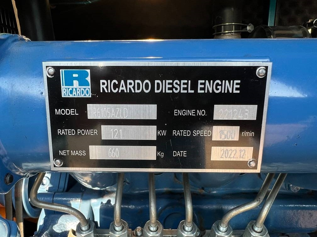 Электрогенератор Ricardo 150kva (120kw) silent generator 3 phase 50hz 400v: фото 12 Электрогенератор Ricardo 150kva (120kw) silent generator 3 phase 50hz 400v: фото 12