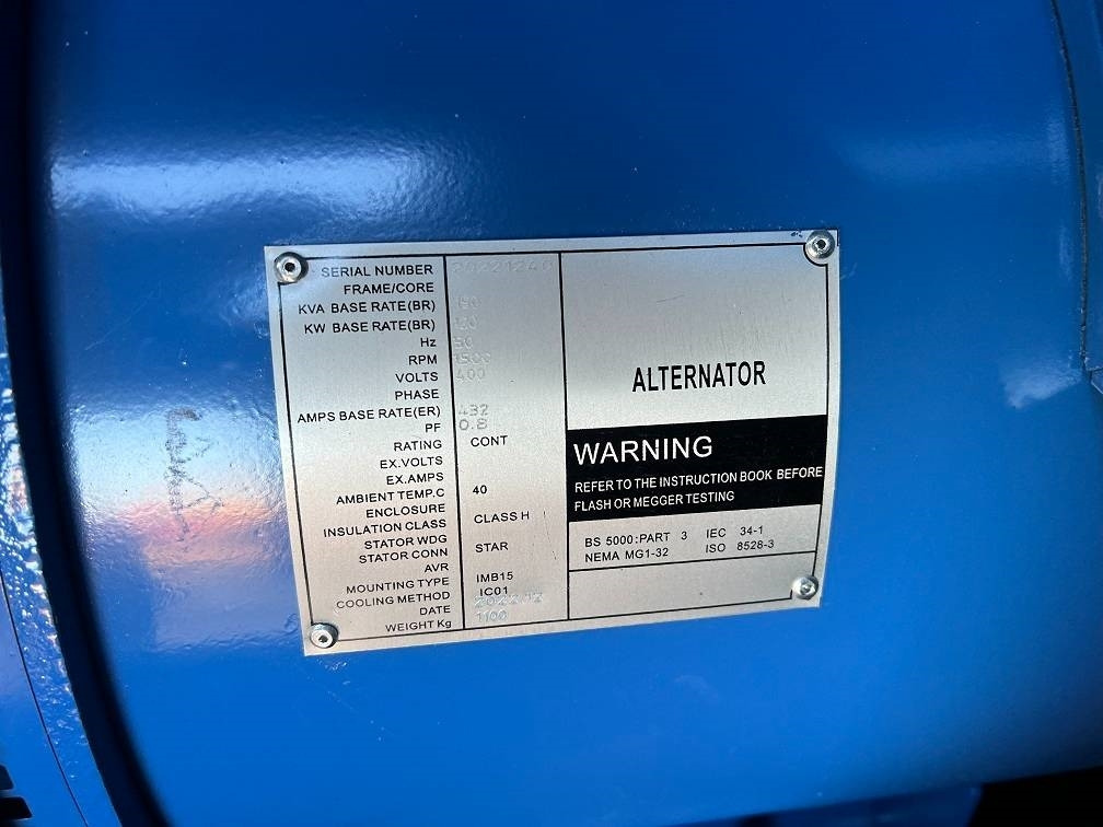 Электрогенератор Ricardo 150kva (120kw) silent generator 3 phase 50hz 400v: фото 8 Электрогенератор Ricardo 150kva (120kw) silent generator 3 phase 50hz 400v: фото 8