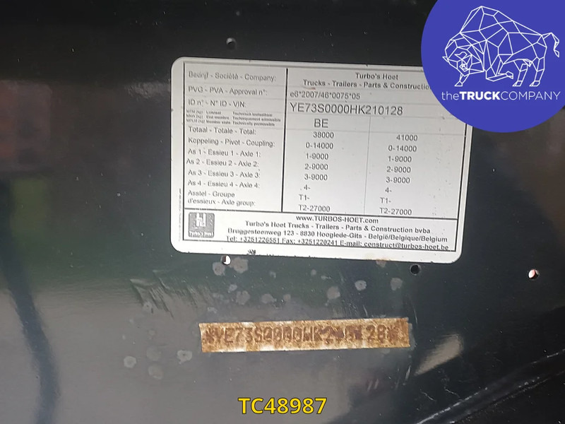 Тентованный полуприцеп Hoet Trailers: фото 7 Тентованный полуприцеп Hoet Trailers: фото 7