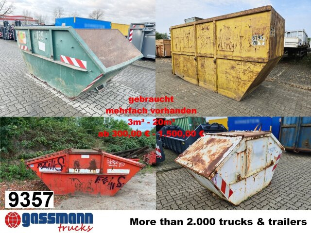 Absetzcontainer ca. 7m³ offen - Бункер накопитель: фото 1 Absetzcontainer ca. 7m³ offen - Бункер накопитель: фото 1