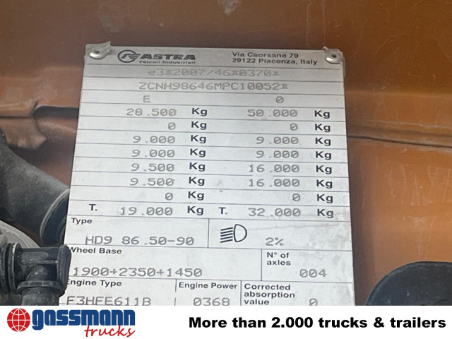 Iveco ASTRA HD9 86.50-90 8x6, Unfallschaden, Cursor 13 - Грузовик-шасси: фото 4 Iveco ASTRA HD9 86.50-90 8x6, Unfallschaden, Cursor 13 - Грузовик-шасси: фото 4
