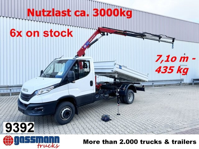 Iveco Daily 70C18H 4x2 mit Kran HMF 340-K3, Funk - Самосвал, Автоманипулятор: фото 1 Iveco Daily 70C18H 4x2 mit Kran HMF 340-K3, Funk - Самосвал, Автоманипулятор: фото 1