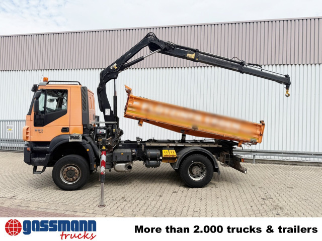 Самосвал, Автоманипулятор Iveco Trakker AD190T36W 4x4, EEV, Kran Hiab 111BS-2: фото 14