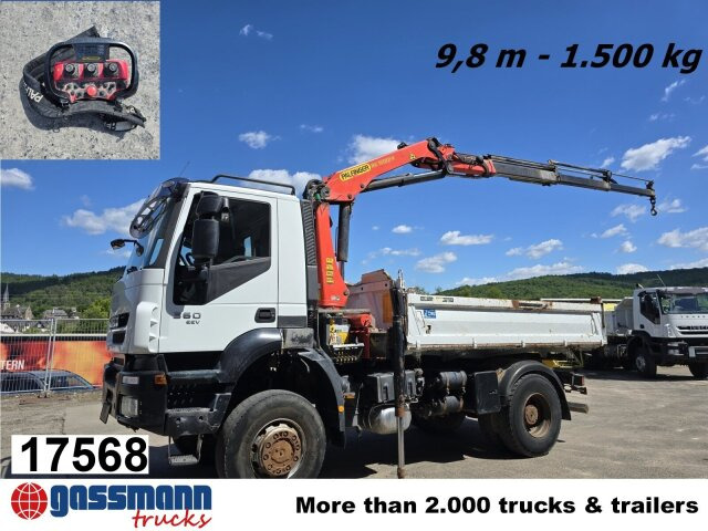 Iveco Trakker AD190T36W/T 4x4 mit Kran Palfinger PK - Самосвал, Автоманипулятор: фото 1 Iveco Trakker AD190T36W/T 4x4 mit Kran Palfinger PK - Самосвал, Автоманипулятор: фото 1