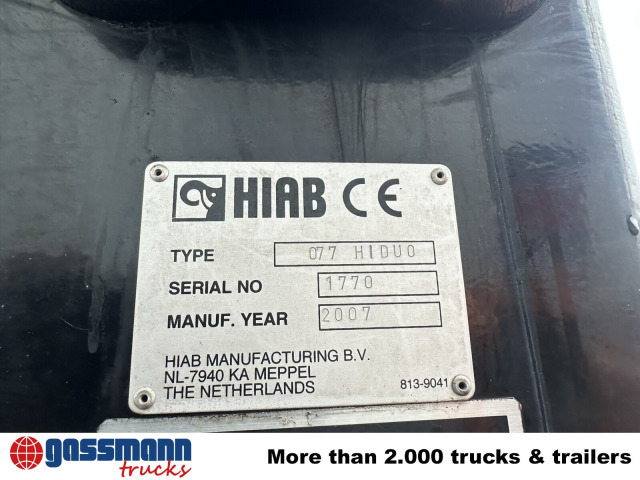 Коммерческий автомобиль Unimog U500 4x4 405/40 mit Heckkran Hiab 077-1 HiDuo,: фото 14 Коммерческий автомобиль Unimog U500 4x4 405/40 mit Heckkran Hiab 077-1 HiDuo,: фото 14