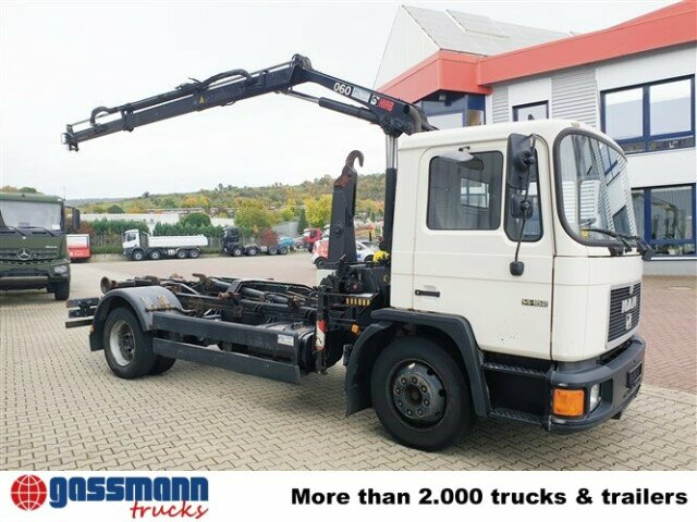 MAN 14.152 F 4x2 BB mit Kran Hiab 060-2 - Крюковой мультилифт, Автоманипулятор: фото 2 MAN 14.152 F 4x2 BB mit Kran Hiab 060-2 - Крюковой мультилифт, Автоманипулятор: фото 2