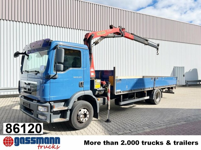 MAN TGM 15.250/340 4X2 BL mit Kran Palfinger PK - Грузовик бортовой/ Платформа, Автоманипулятор: фото 1 MAN TGM 15.250/340 4X2 BL mit Kran Palfinger PK - Грузовик бортовой/ Платформа, Автоманипулятор: фото 1