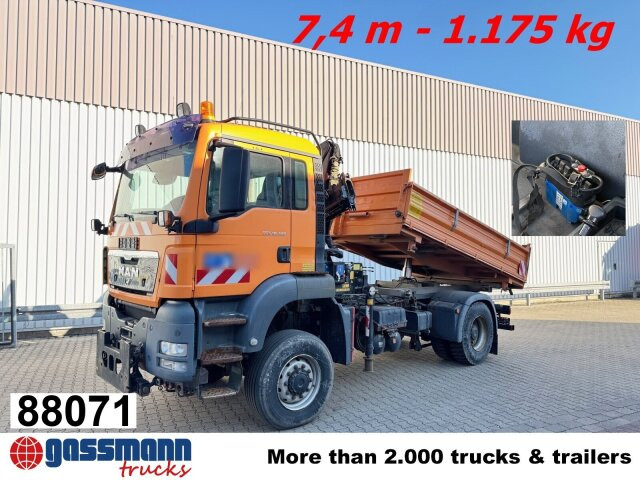 MAN TGS 18.320 4x4 BL, Wechselsystem, - Самосвал, Автоманипулятор: фото 1 MAN TGS 18.320 4x4 BL, Wechselsystem, - Самосвал, Автоманипулятор: фото 1