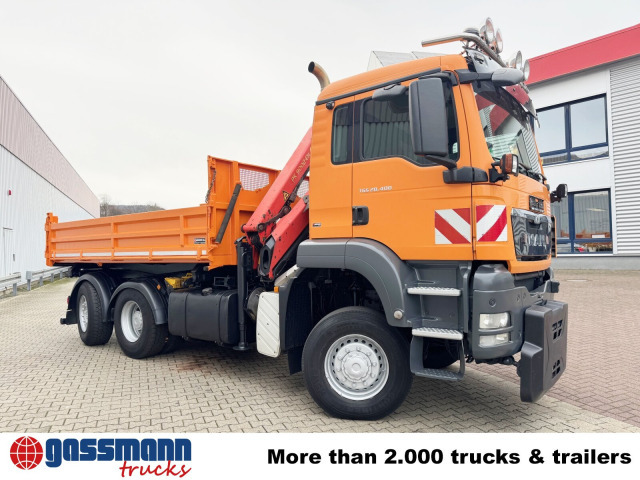 Самосвал, Автоманипулятор MAN TGS 28.400 6X4-4 BL, Lenk-/Lift,: фото 11