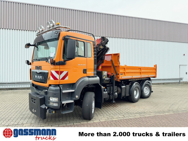 Самосвал, Автоманипулятор MAN TGS 28.400 6X4-4 BL, Lenk-/Lift,: фото 8