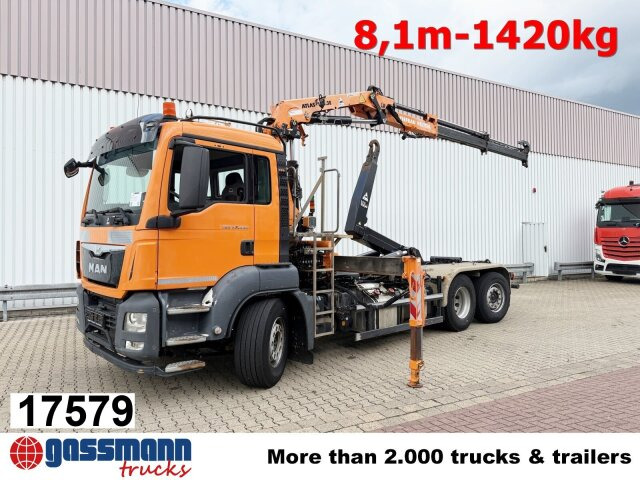MAN TGS 28.440 6x2-4 BL, Lenk-/Liftachse, Kran Atlas - Крюковой мультилифт, Автоманипулятор: фото 1 MAN TGS 28.440 6x2-4 BL, Lenk-/Liftachse, Kran Atlas - Крюковой мультилифт, Автоманипулятор: фото 1