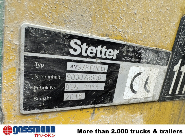 MAN TGS 32.400 8x4 BB, Stetter ca. 9m³ - Автобетоносмеситель: фото 5 MAN TGS 32.400 8x4 BB, Stetter ca. 9m³ - Автобетоносмеситель: фото 5