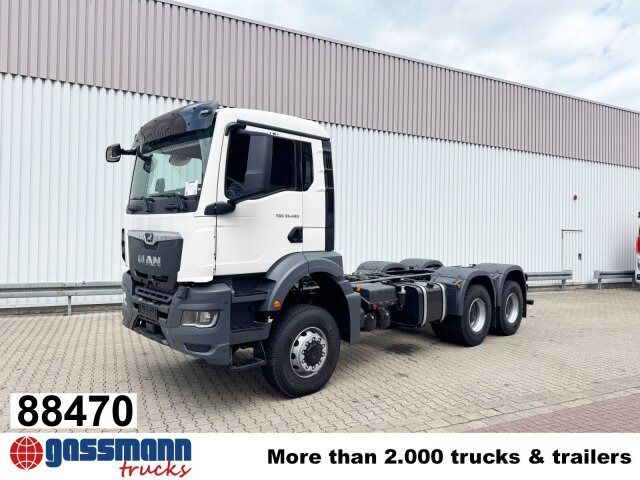 MAN TGS 33.480 6x6 BB CH, Hohe Bauart, Nebenantrieb - Грузовик-шасси: фото 1 MAN TGS 33.480 6x6 BB CH, Hohe Bauart, Nebenantrieb - Грузовик-шасси: фото 1