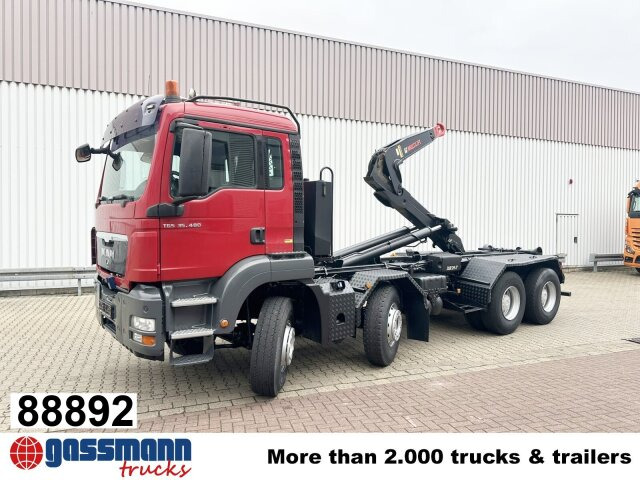 MAN TGS 35.400 8x4 BL, Schub-Knick bis 6,5m - Крюковой мультилифт: фото 1 MAN TGS 35.400 8x4 BL, Schub-Knick bis 6,5m - Крюковой мультилифт: фото 1