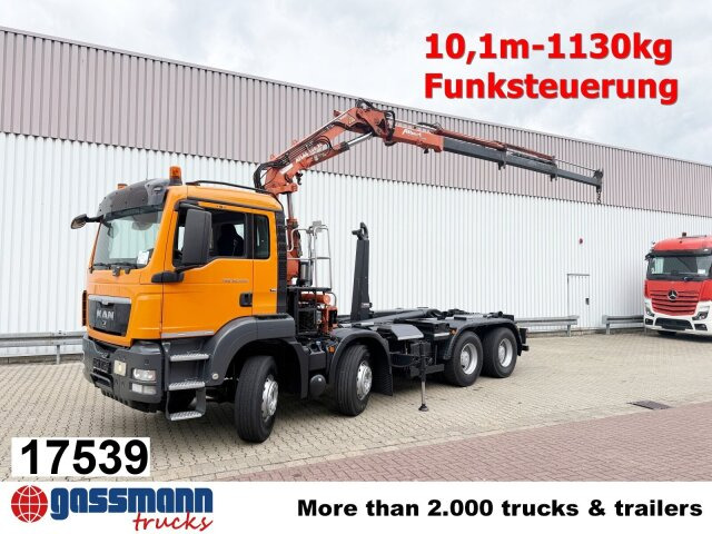 MAN TGS 35.440 8x4 BL, Meiller 19.62, Atlas Kran - Крюковой мультилифт, Автоманипулятор: фото 1 MAN TGS 35.440 8x4 BL, Meiller 19.62, Atlas Kran - Крюковой мультилифт, Автоманипулятор: фото 1