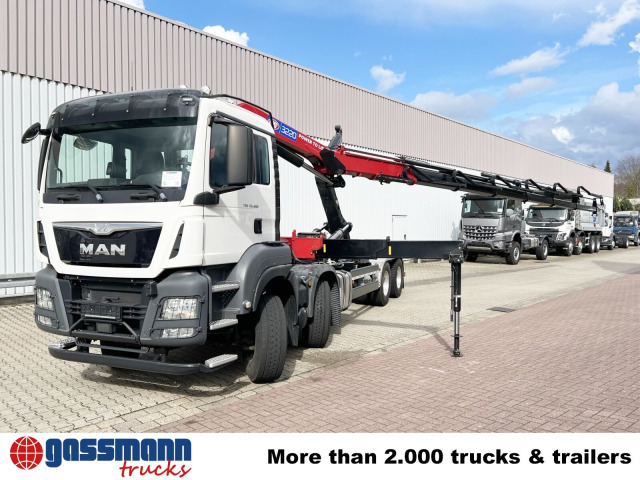 Новый Крюковой мультилифт, Автоманипулятор MAN TGS 35.480 8X4 BL, Intarder, Kran HMF 3220-K6,: фото 13