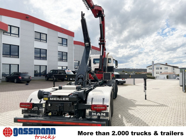 Новый Крюковой мультилифт, Автоманипулятор MAN TGS 35.480 8X4 BL, Intarder, Kran HMF 3220-K6,: фото 11