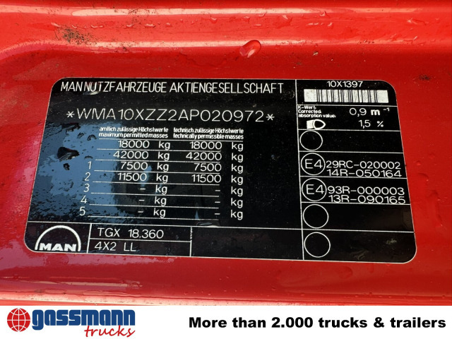 MAN TGX 18.360 4X2 LL, Fahrschule - Грузовик-контейнеровоз/ Сменный кузов: фото 3 MAN TGX 18.360 4X2 LL, Fahrschule - Грузовик-контейнеровоз/ Сменный кузов: фото 3