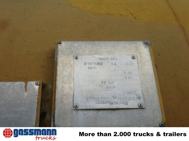 Грузовик-цистерна MORO SPA Saugaufbau ca. 14m³, Kippbar: фото 6 Грузовик-цистерна MORO SPA Saugaufbau ca. 14m³, Kippbar: фото 6