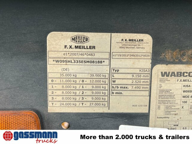 Meiller MHPS 12/27, Stahlmulde ca. 26m³, Liftachse - Самосвальный полуприцеп: фото 2 Meiller MHPS 12/27, Stahlmulde ca. 26m³, Liftachse - Самосвальный полуприцеп: фото 2